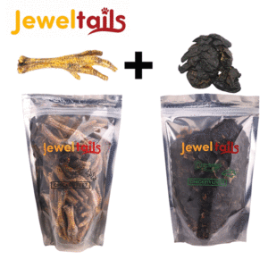 Combo Dehyderated Chicken Feet(500G) + Dehyderated Chicken Liver(250g)