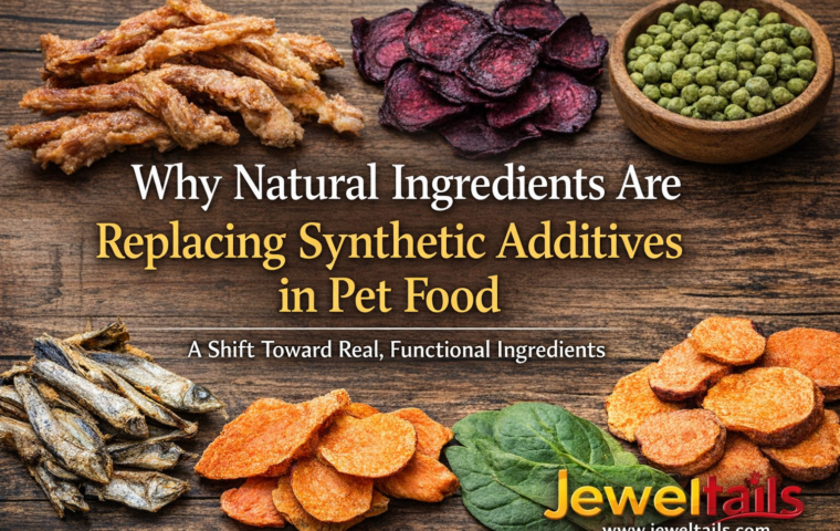 Natural pet food ingredients replacing synthetic additives – Jeweltails dehydrated inputs
